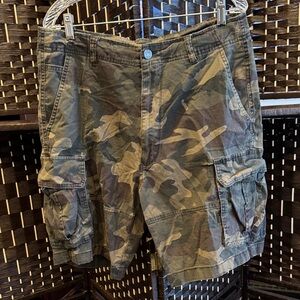 Men's CSG Camouflage Cargo Shorts Size 34